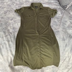 Olive Green Dress